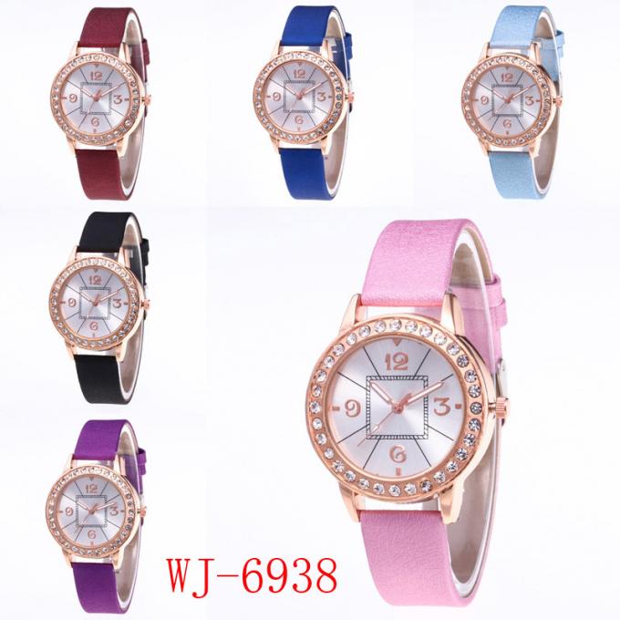 WJ-7430 ราคาถูกหรูหรานาฬิกาของผู้หญิงที่มีสไตล์จีนยอมรับชุดเล็กคำสั่งซื้อ OEM ที่นิยมผู้หญิงนาฬิกามือ