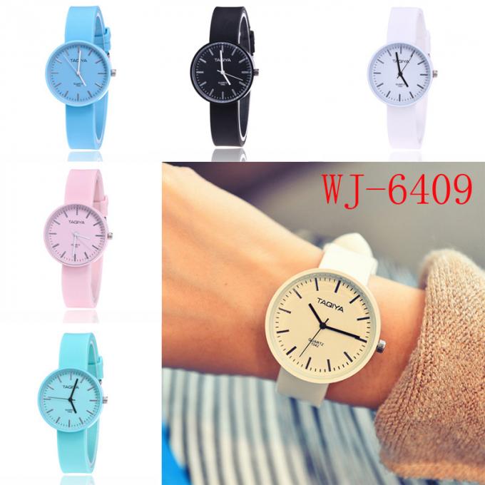 WJ9008 Wal-Joy ยี่ห้อแฟนซีเปลี่ยนนาฬิกาข้อมือ Minimalist ผู้หญิงตราซิลิโคนผู้หญิงนาฬิกา