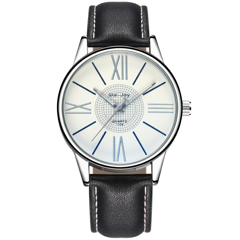 WJ-8111 High Quality Good Looking Hot Sale Quartz Watch Low MOQ OEM Wristwatch Leather Strap Waterproof Watch For Men
