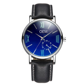WJ-8102 โรงงานร้อนขายธุรกิจเครื่องหนังนาฬิกากันน้ำขนาดเล็ก OEM Handwatches นาฬิกาข้อมือผู้ชาย